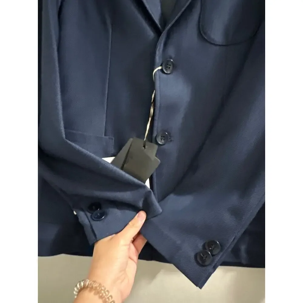 🔥FLASH‎ SALE🔥 PAOLO PECORA blue jacket Kids Boys size 12 - Picture 5 of 13
